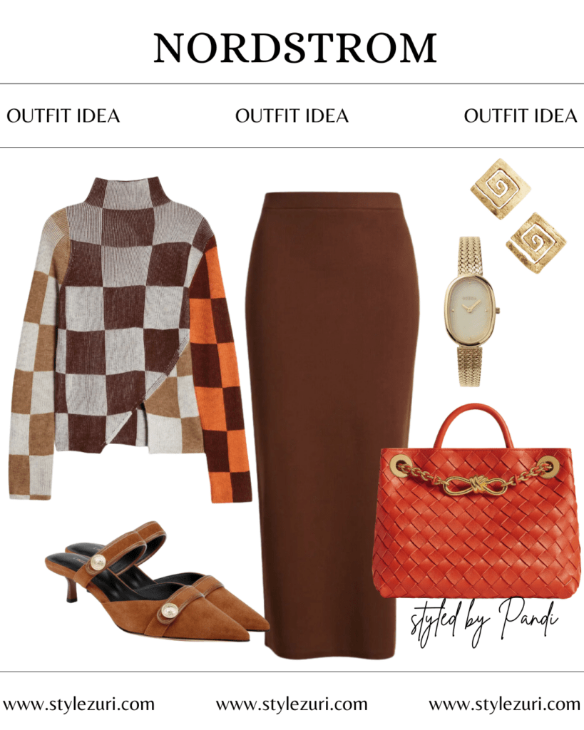 Polished Noir Suiting with a Playful Color Pop