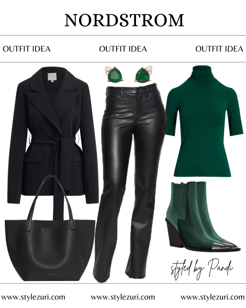 Polished Edge: Classic Tailoring Meets Playful Silk