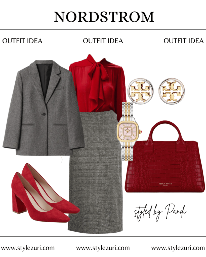 Emerald Silk and Ivory Pleats for Polished Impact