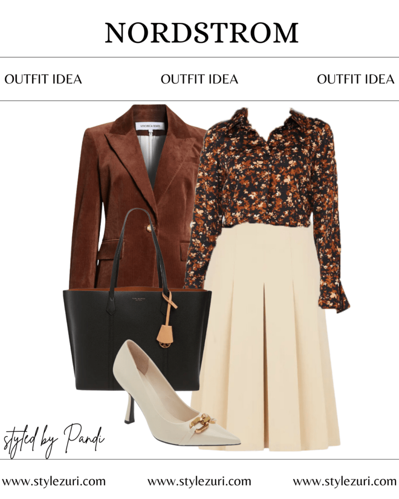 Retro Romance: Plaid Skirt Meets Bold Color Blocking
