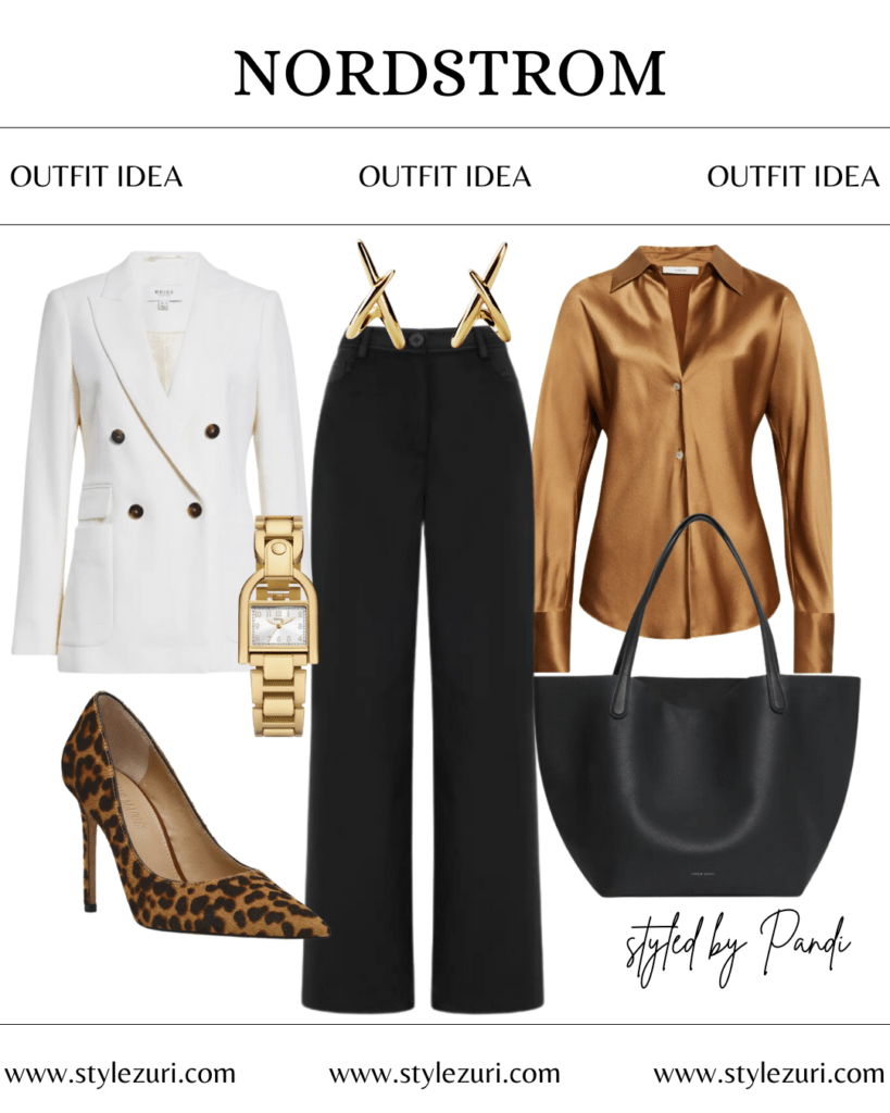 Polished Leopard: Tailored Layers with Unexpected Edge