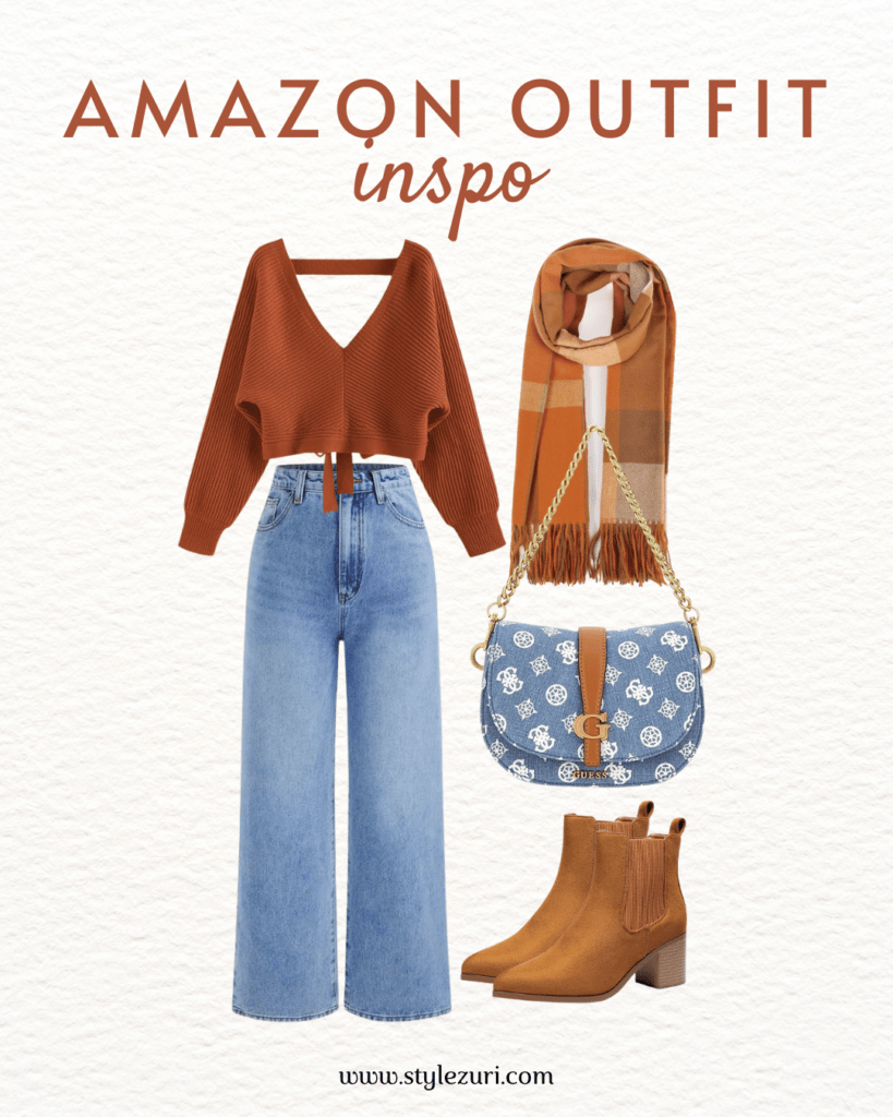 Wine Sweater and Leather Leggings for Cozy Charm