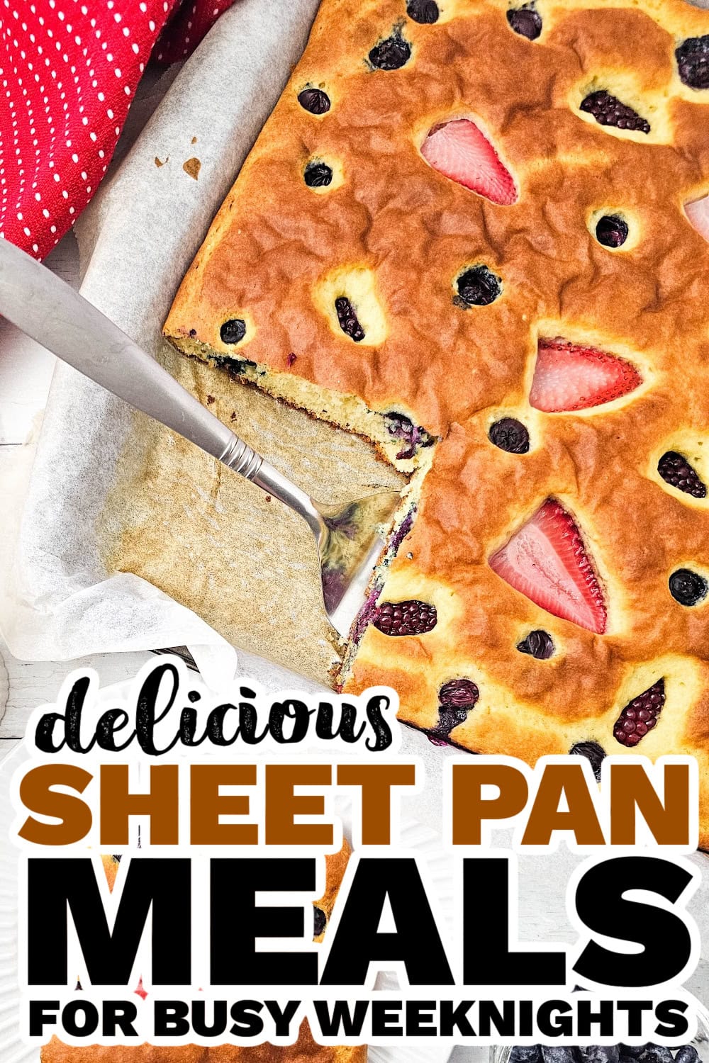 Citrus-Ricotta Sheet Brunch with Mixed Berries