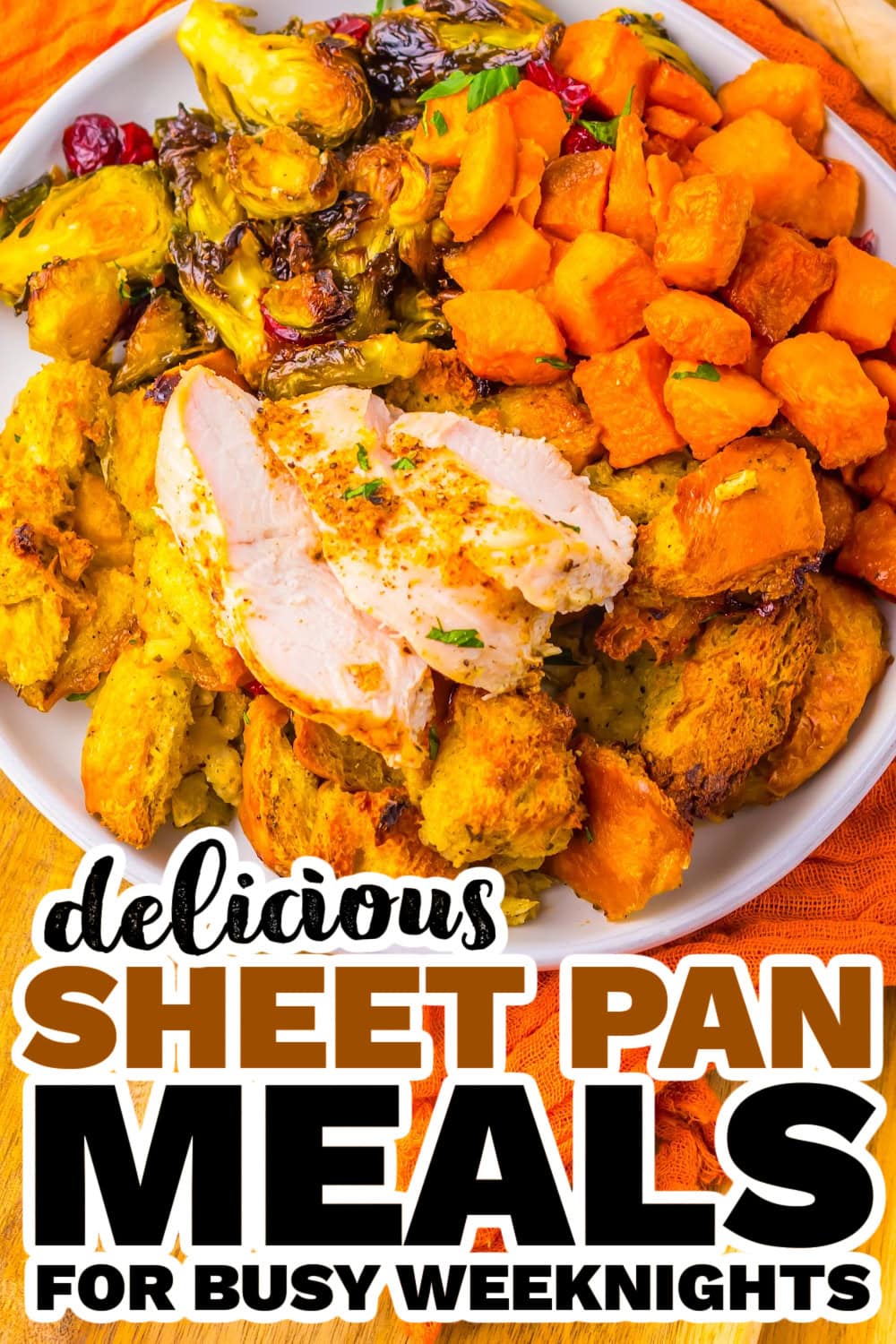 Maple‑Sage Sheet‑Pan Chicken with Roasted Root Vegetables