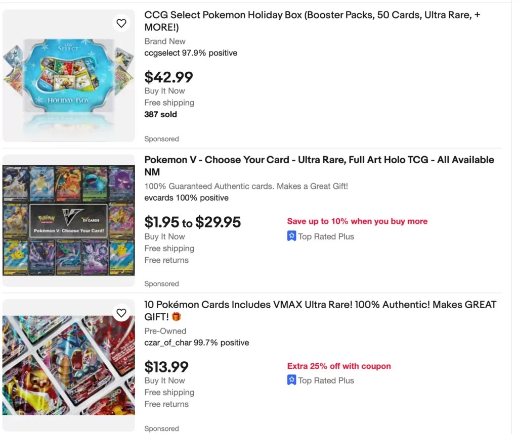 Specialized Marketplaces, Buylists and Auction Houses