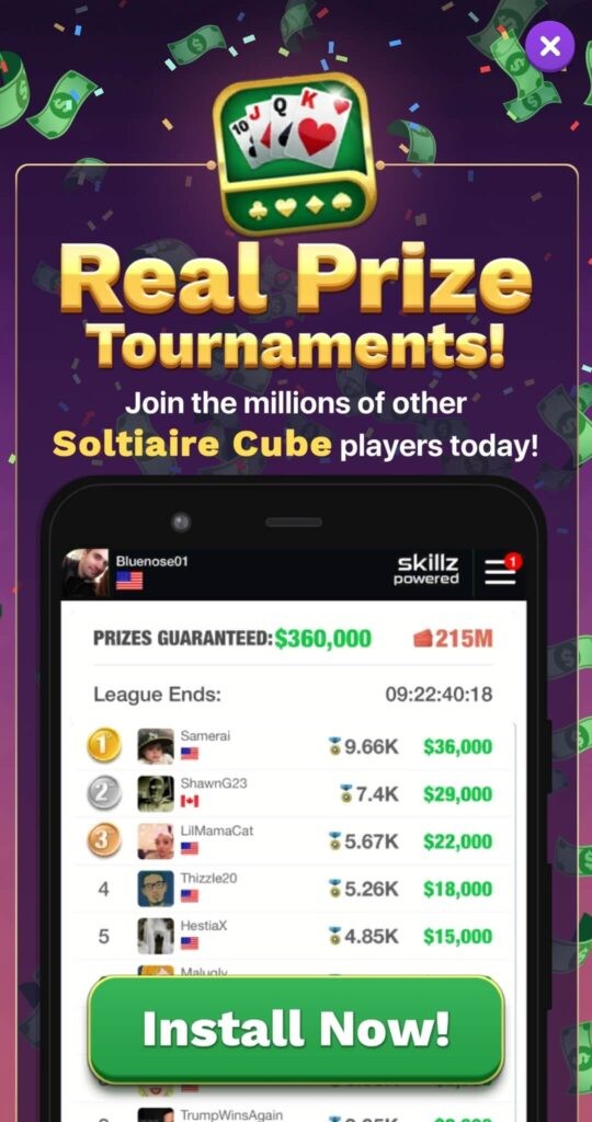 How head-to-head solitaire matches are structured