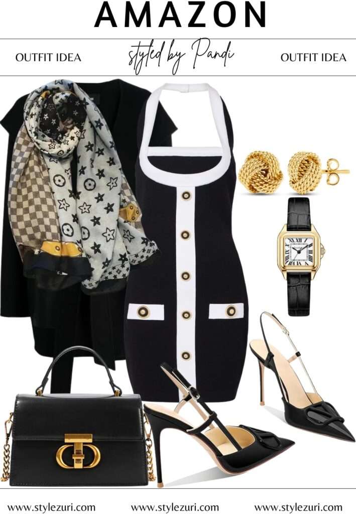 Sleek Monochrome Date-Night With Tailored Edge