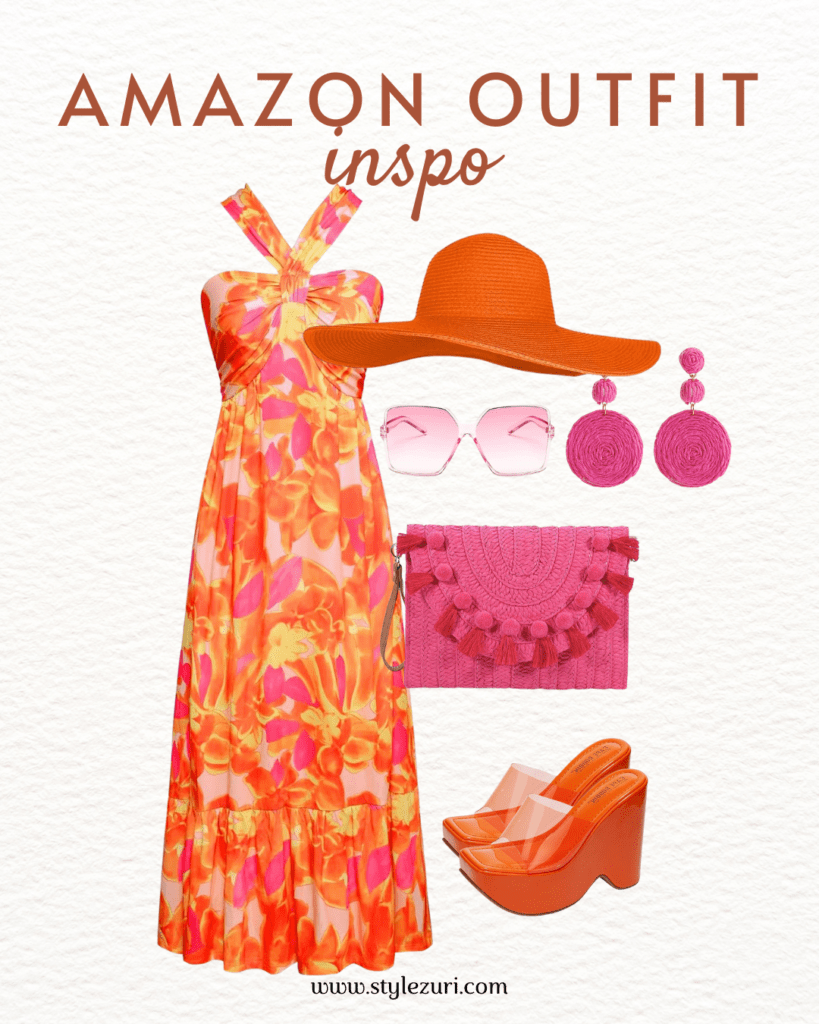 Sunset Garden Layers: Effortless Boho Beach Dress Look