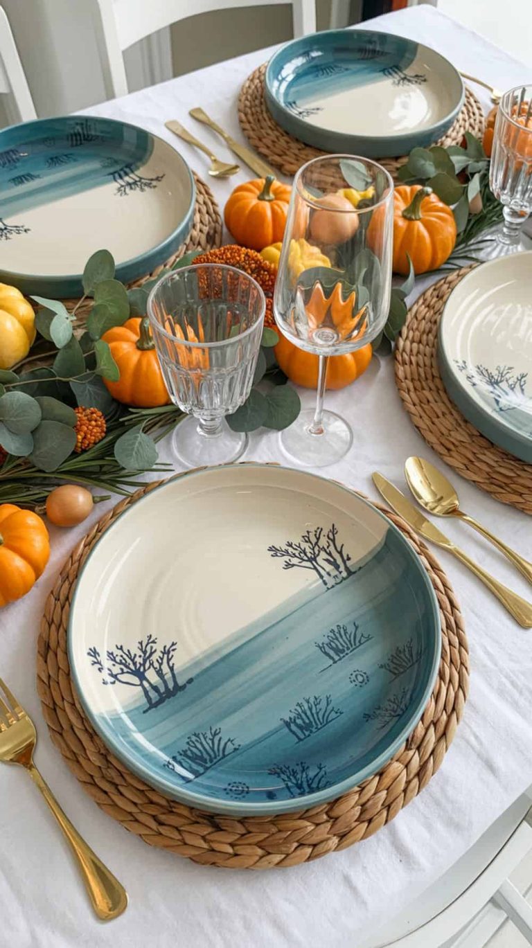 A Serene Coastal Thanksgiving: Easy Tablescapes That Feel Natural