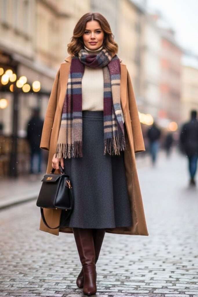 Refined Winter Layers for Cozy Coffee Dates
