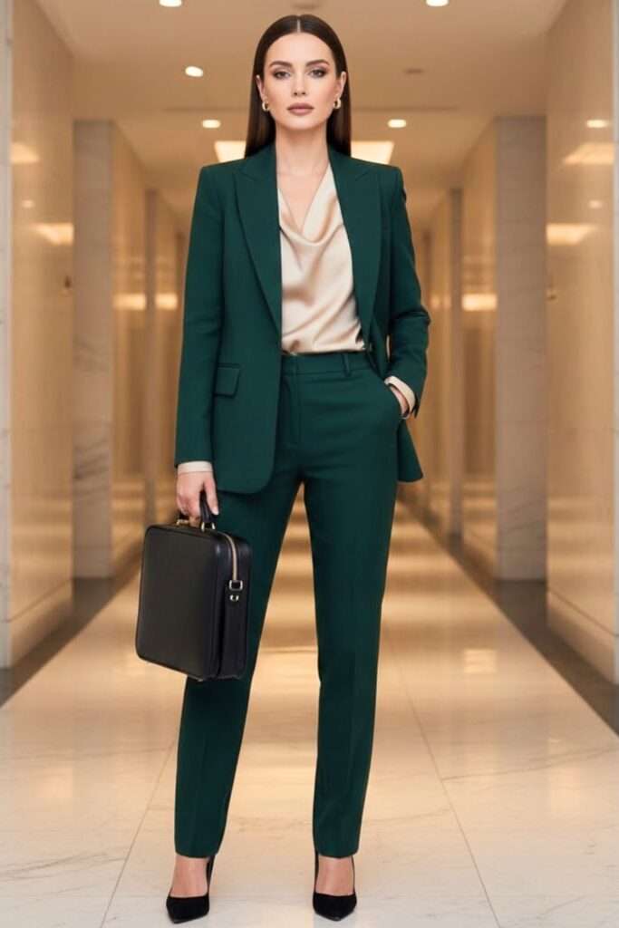 Emerald Tailoring for a Polished Executive Presence