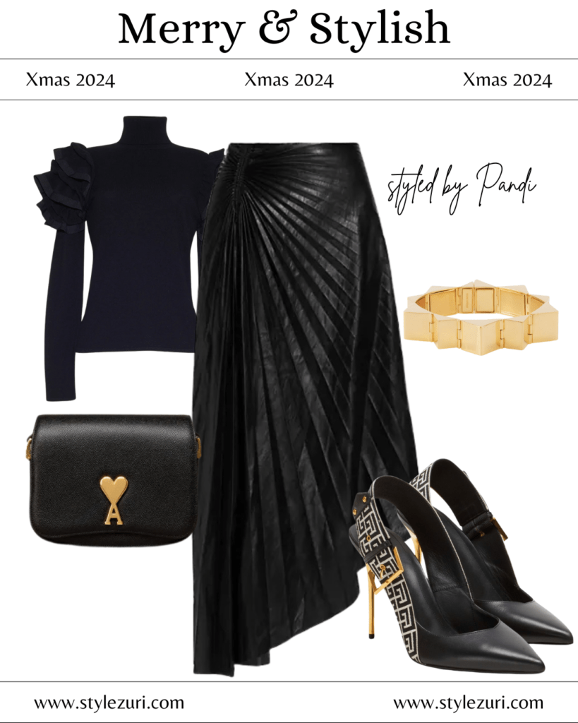 Textured Knit and Swinging Midi for Holiday Cheer