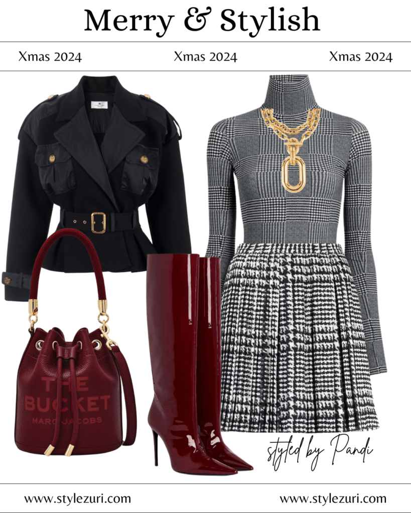 Polished Midi and Sleek Layers for Holiday Nights