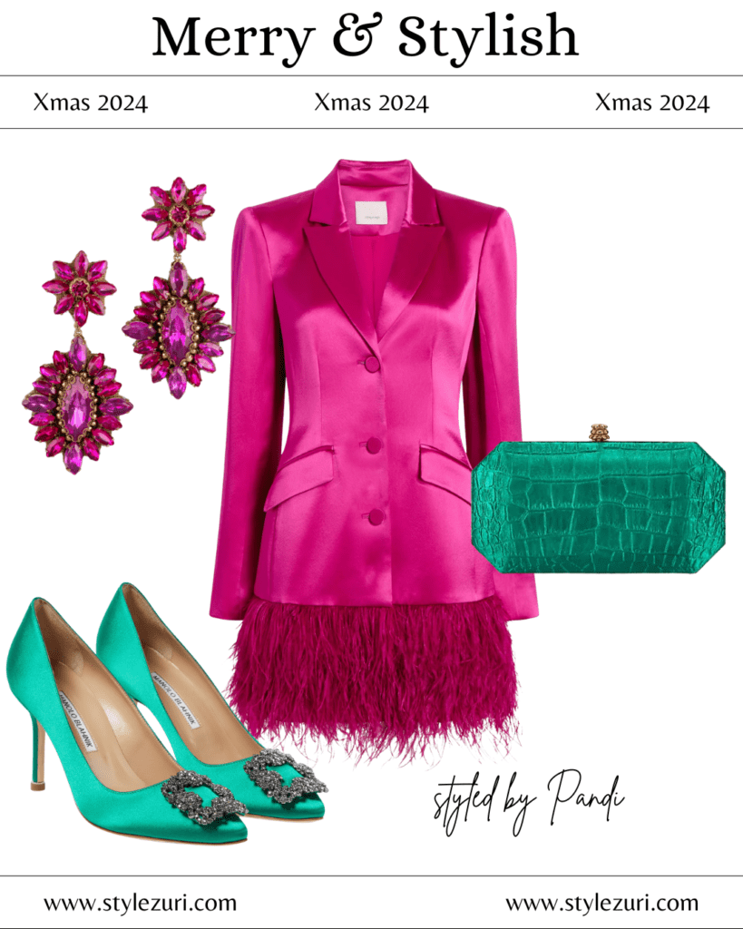 Velvet Bias Dress with Sculptural Metallic Touches