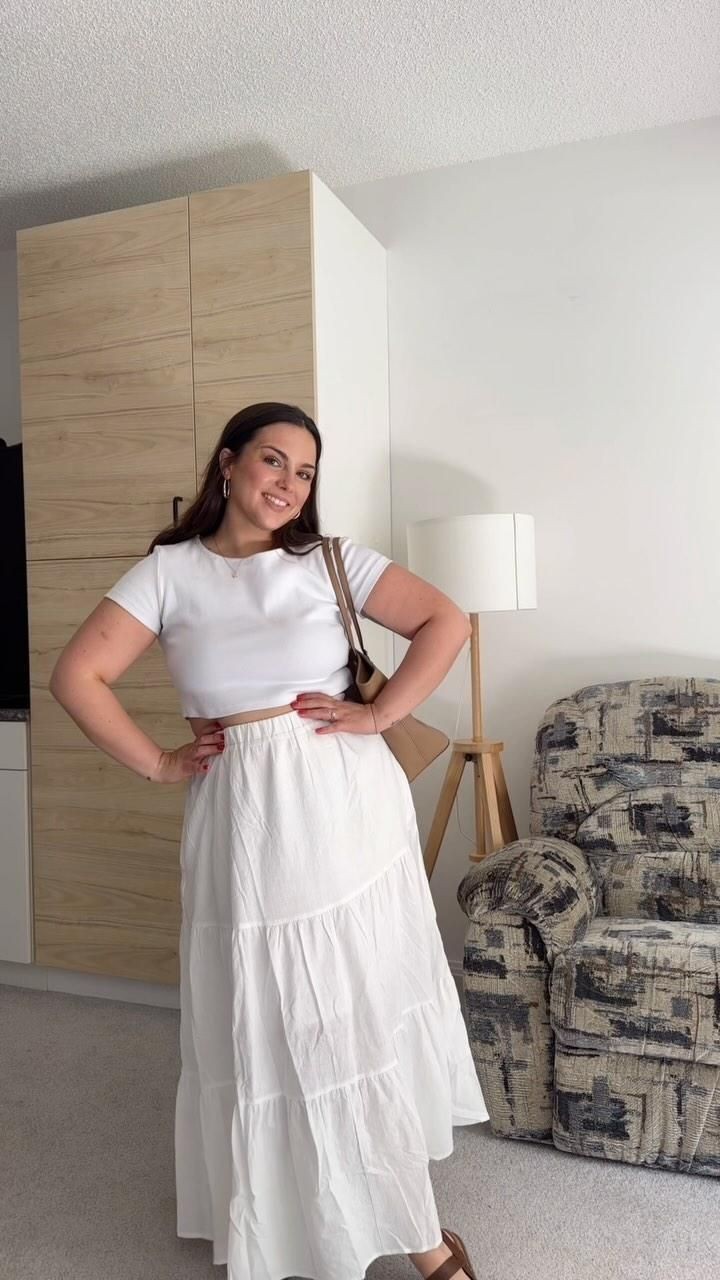 Monochrome White Maxi