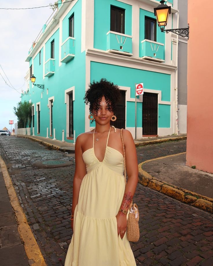 Pastel Yellow Maxi Dress