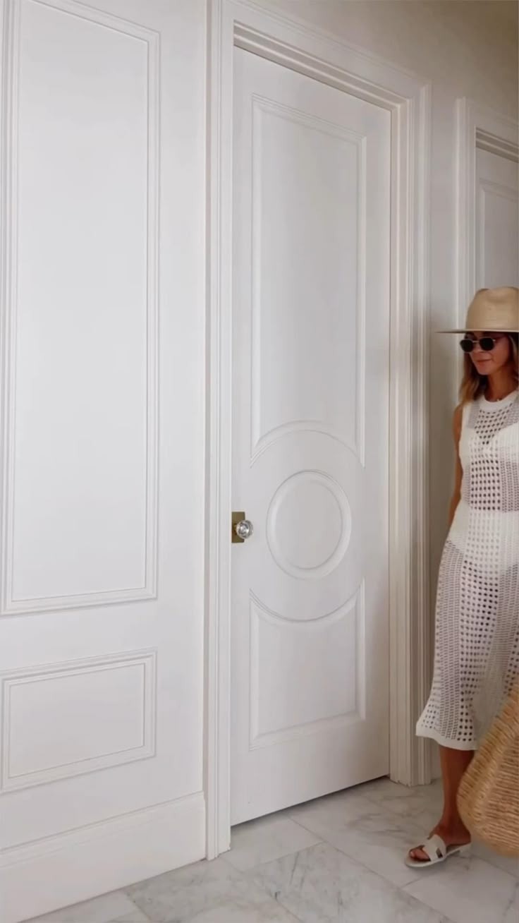 Crochet Cover-Up Layered Over a Neutral Bikini