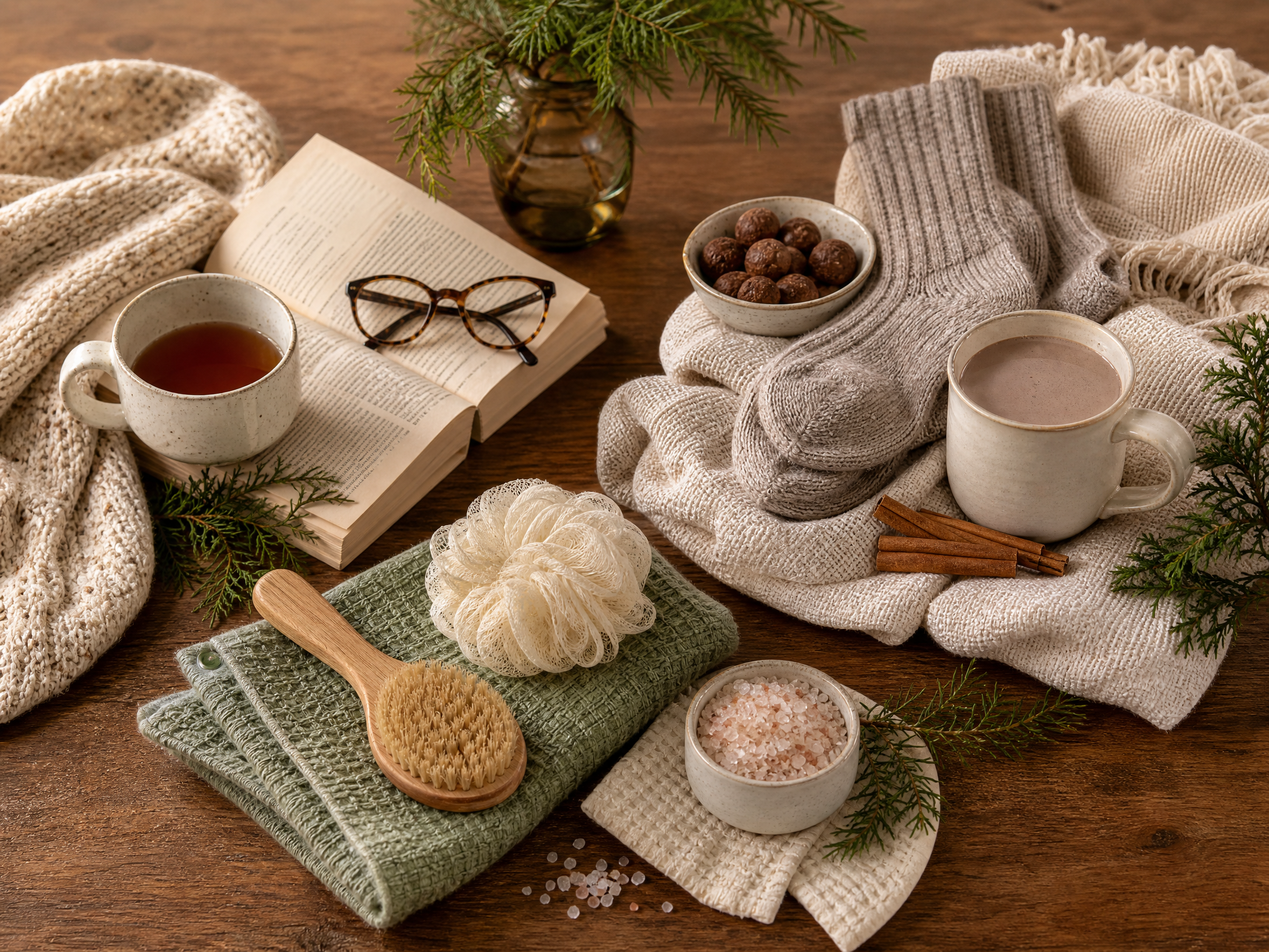 Choose one cohesive relaxing theme