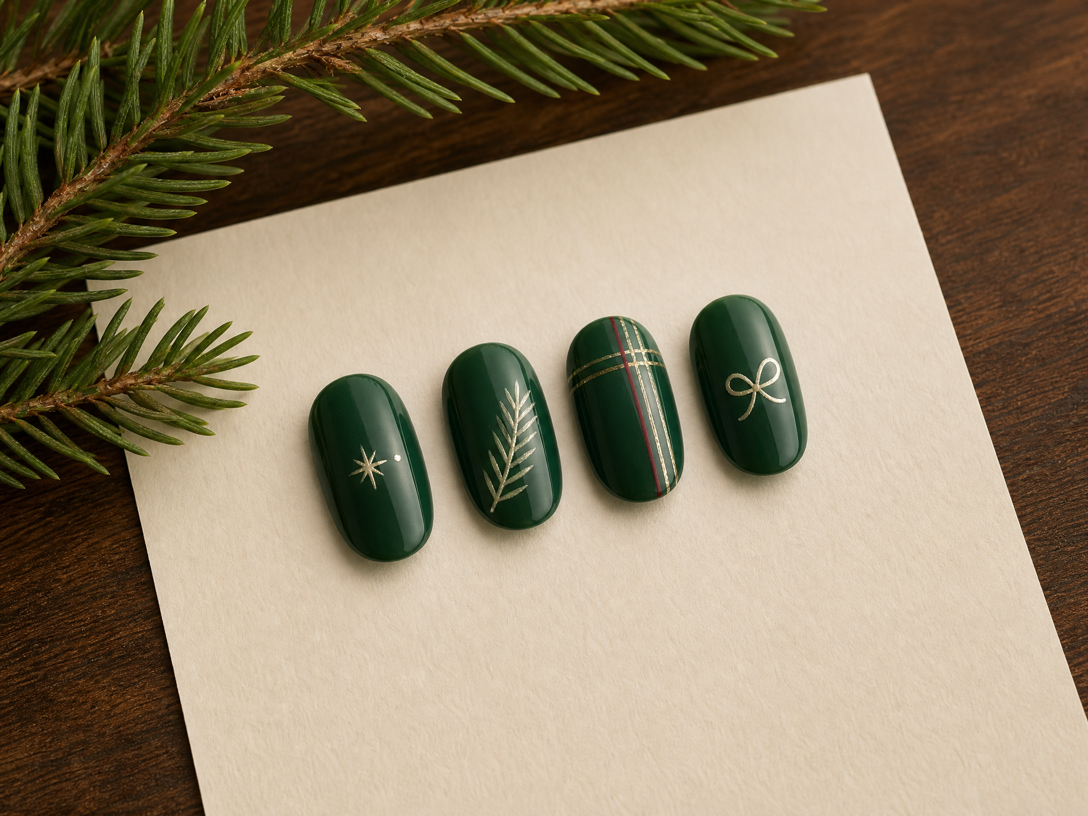 Scale Holiday Motifs to Nail Size