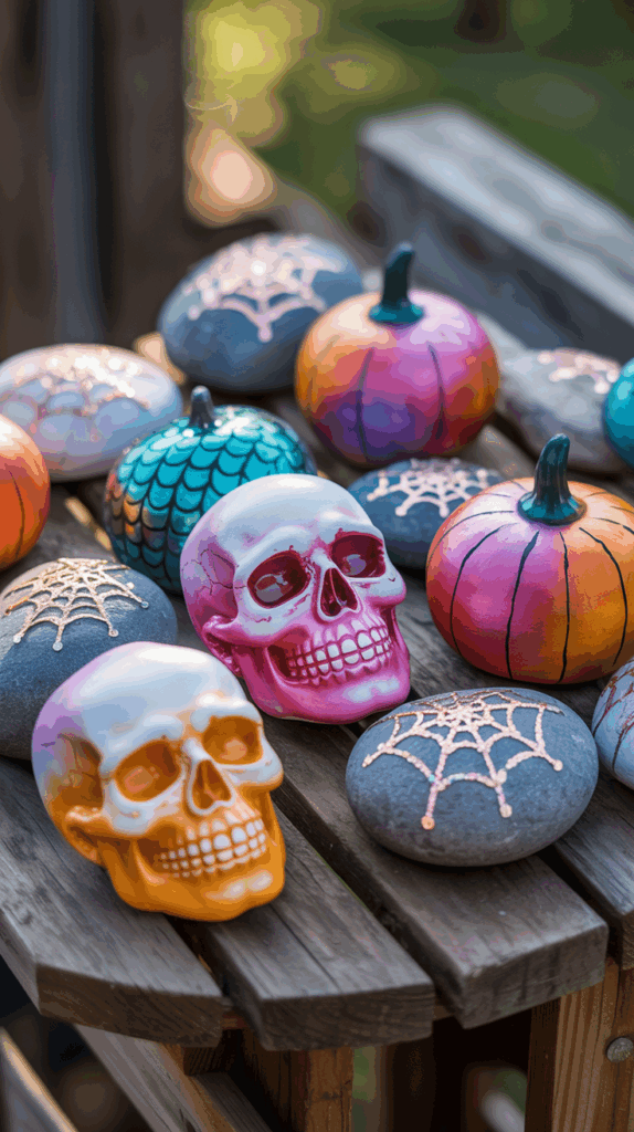 Seaside Halloween Rocks: Coastal Crafting for Kids