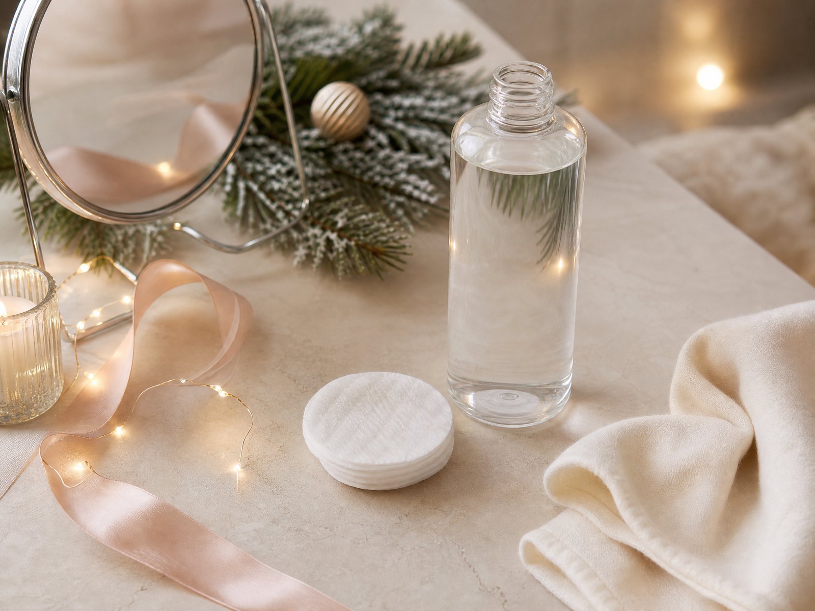 Remove makeup gently and restore the skin