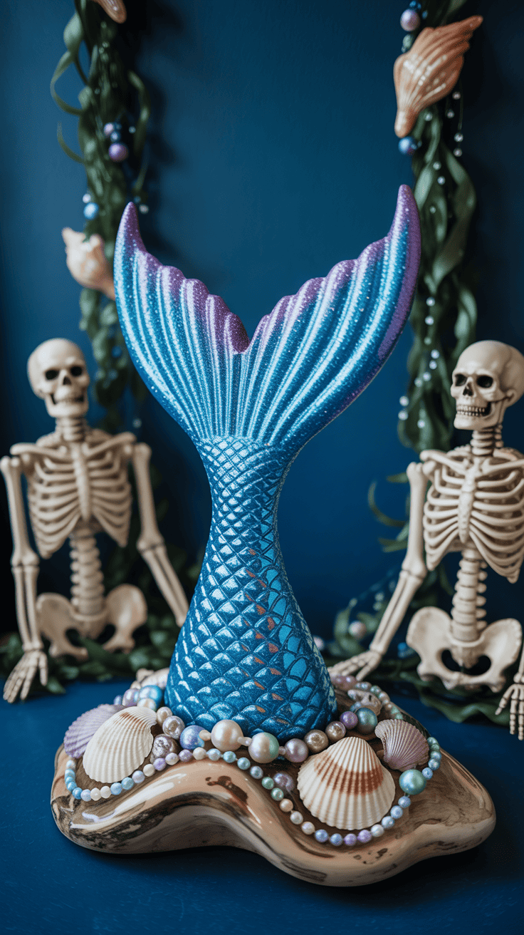 Undersea Halloween: Simple DIY Mermaid Decor Ideas for Home and Kids