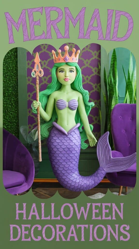 Easy Outdoor Mermaid Halloween Decorations