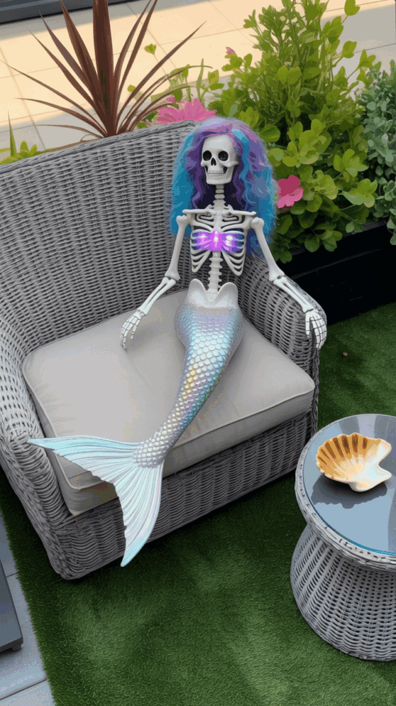 Calm, Joyful Mermaid Decorating With Kids