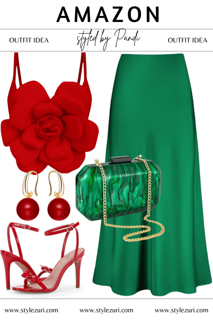 Emerald Satin Glow for Luminous Evening Dressing