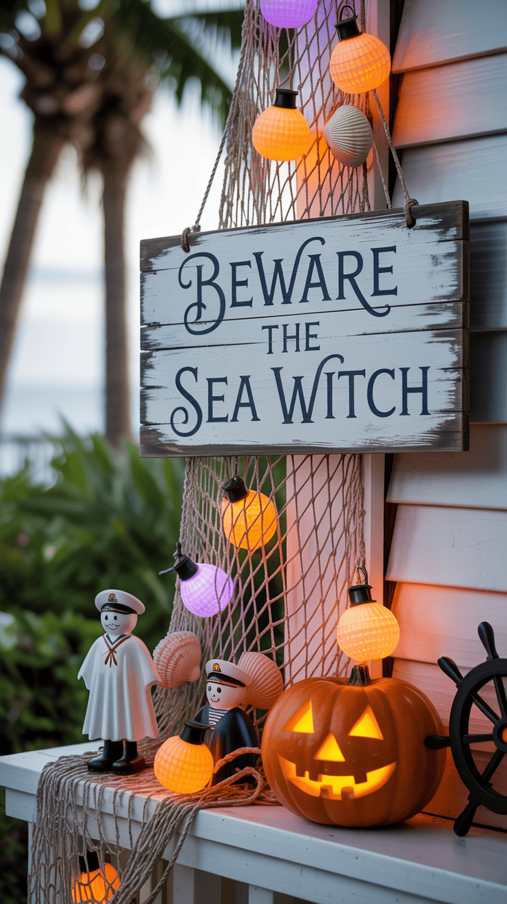 Haunted Harbor: Nautical Halloween Ideas to Transform Your Coastal Porch