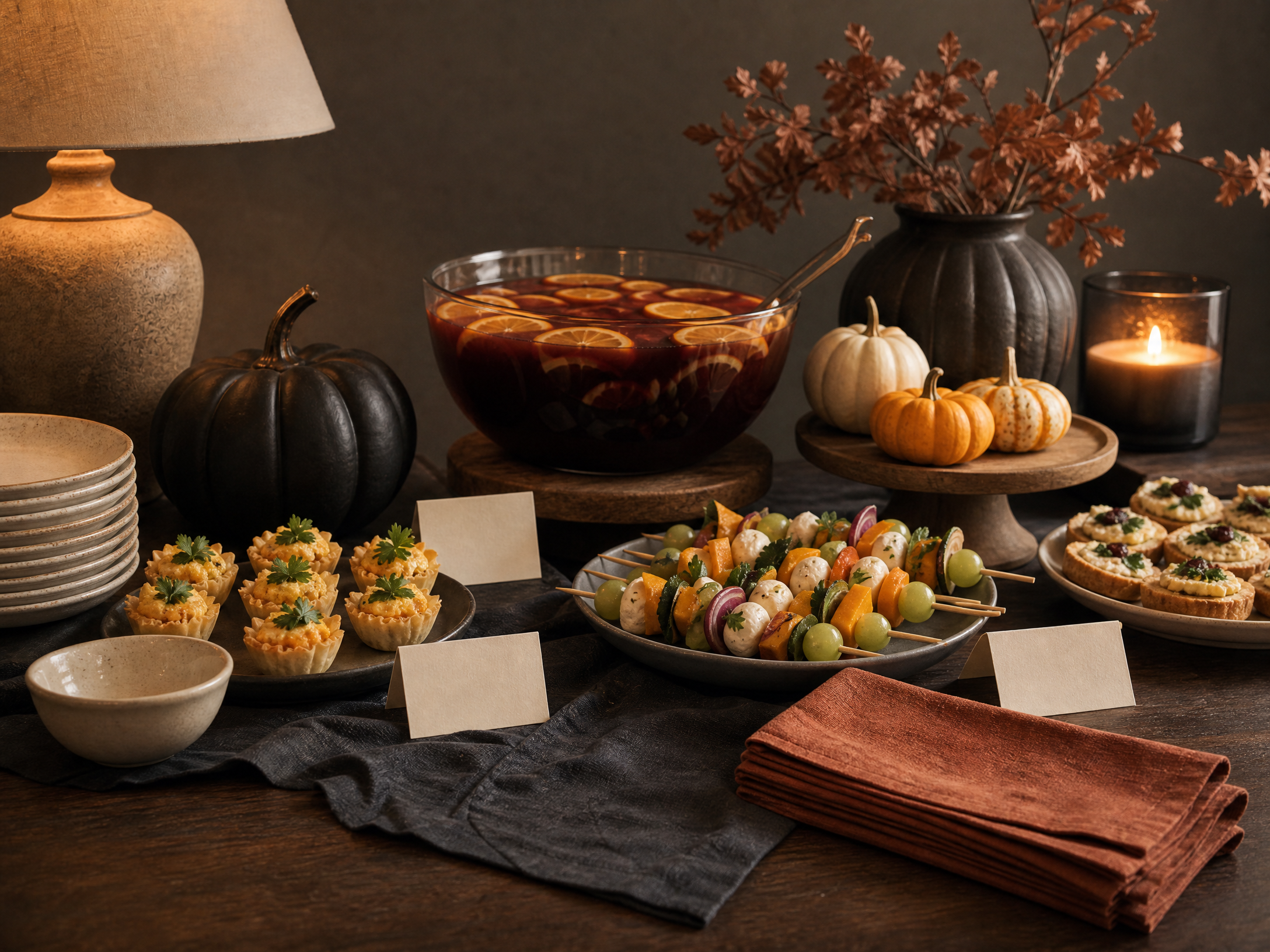 Plan food and drink for ease and variety