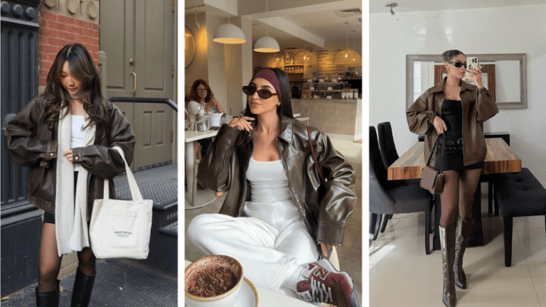 20 Brown-Leather Outfit Formulas That Outsmart Basic Black
