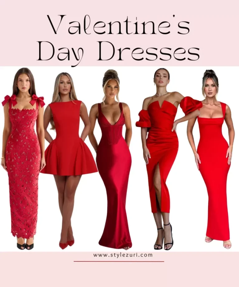 17 Red Valentine’s Day Looks to Make a Statement in 2025