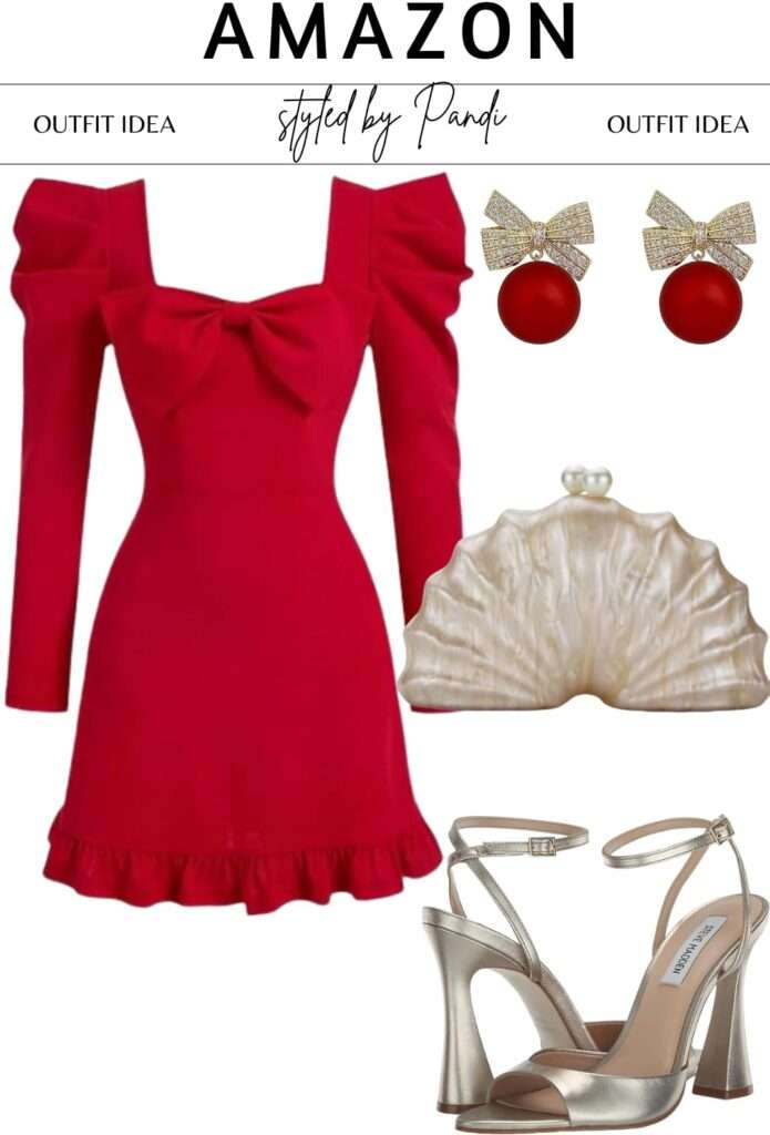 Scarlet Tailoring Meets Silk: A Bold Valentine Look