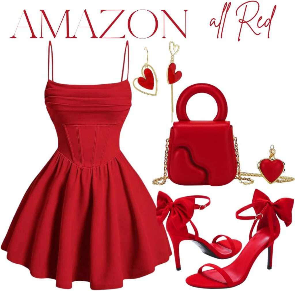Structured Scarlet Slip: Modern Romance, Effortless Edge