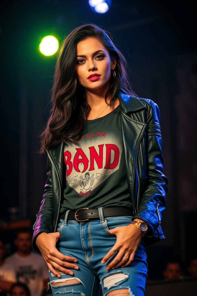Edgy Layering for Loud Nights and Crowded Floors