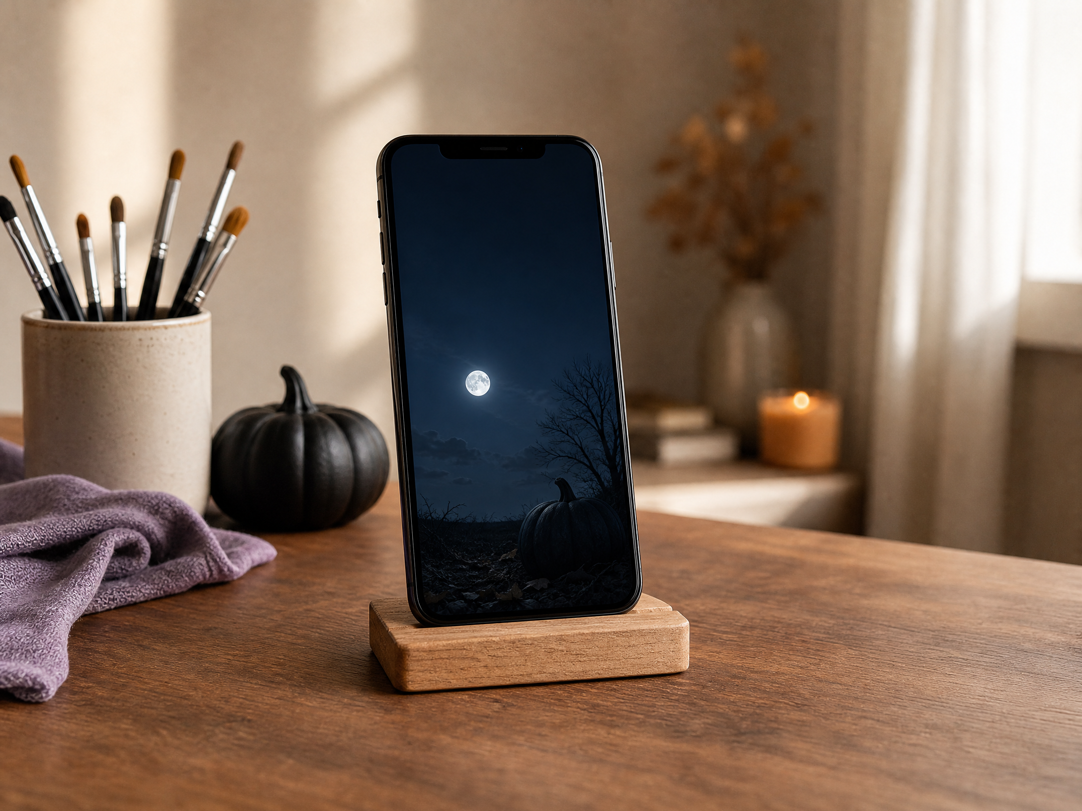 Test your wallpaper at a glance