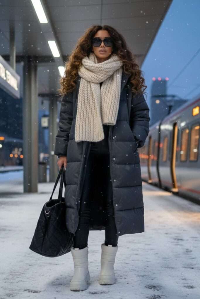 Travel Ready Winter Layers for Cold Commuter Days