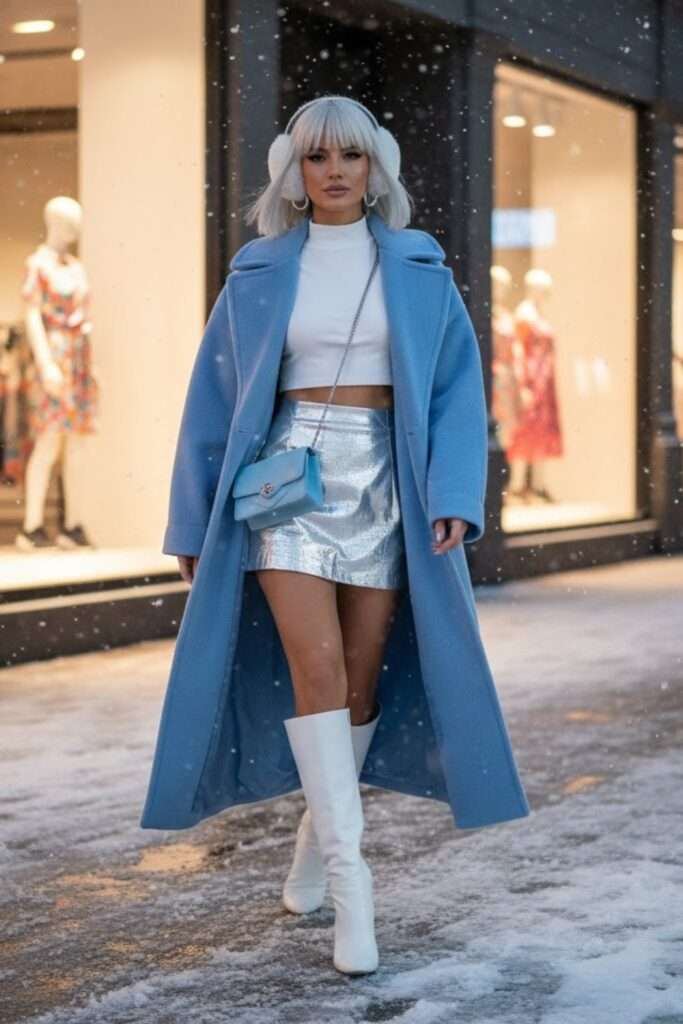 Icy Blues and Metallics for Winter Nights